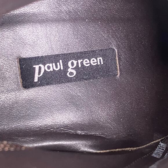 Paul Green Women's Malibu Brown Leather Side Zip Ankle Boot Size 7.5 US 10 - Picture 10 of 13